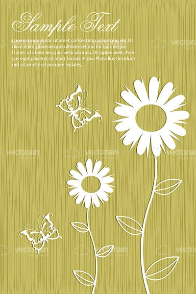 Illustrated Floral Background
